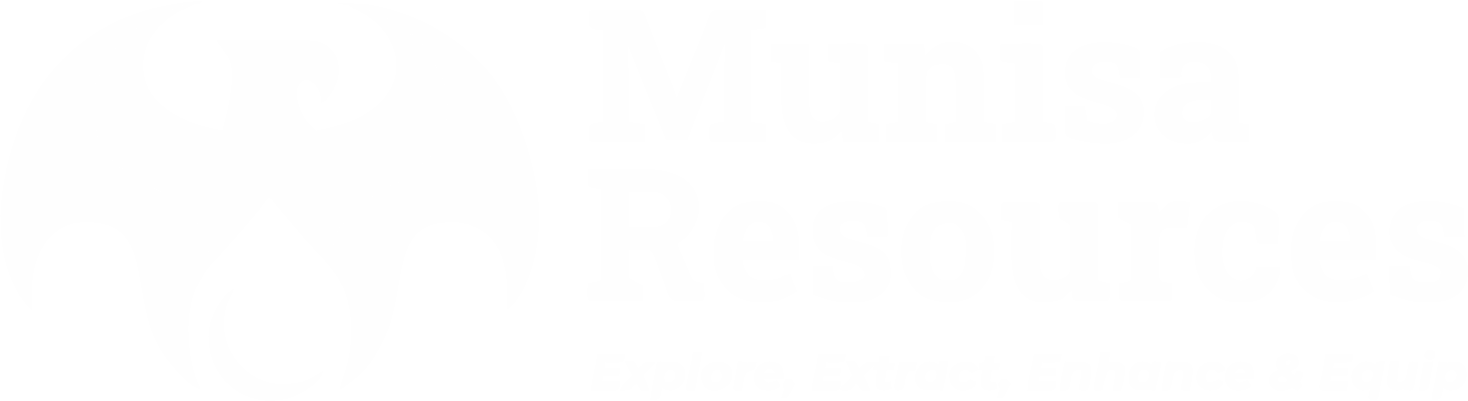 Munisa Resources Logo white